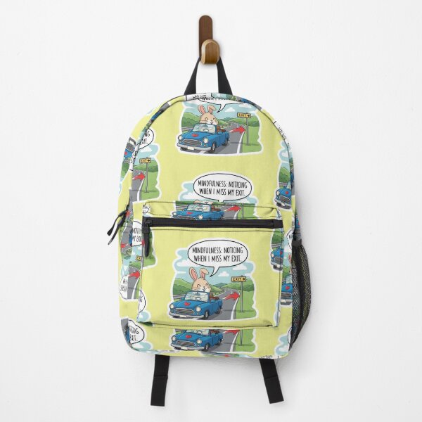 Item preview, Funny Mindfulness Noticing When I Miss My Exit Sarcastic Driving Quote Design designed and sold by bvdesignart.