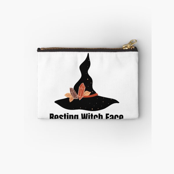 Item preview, Resting Witch Face Funny Gothic Halloween Witch Design designed and sold by luckyhue.