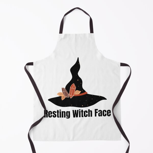 Item preview, Resting Witch Face Funny Gothic Halloween Witch Design designed and sold by luckyhue.