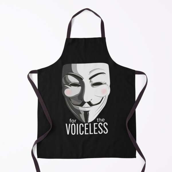 Item preview, For The Voiceless - Anonymous Mask V for Vendetta Guy Fawkes designed and sold by PersonalizeG.