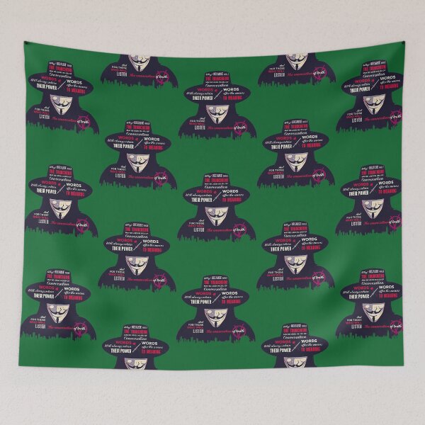 Item preview, Enunciation of TruthV for Vendetta, Guy Fawkes, Anarchy, Anonymous  designed and sold by PersonalizeG.