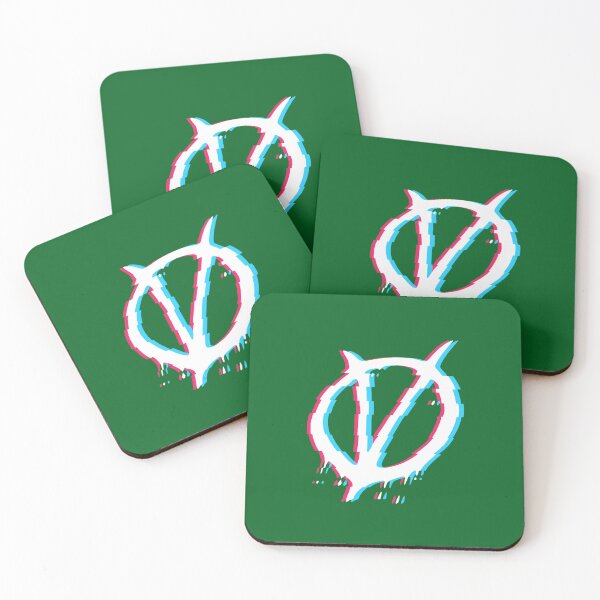 Item preview, Anonymous V for Vendetta Hacked Glitch Anaglyph Effect  designed and sold by PersonalizeG.