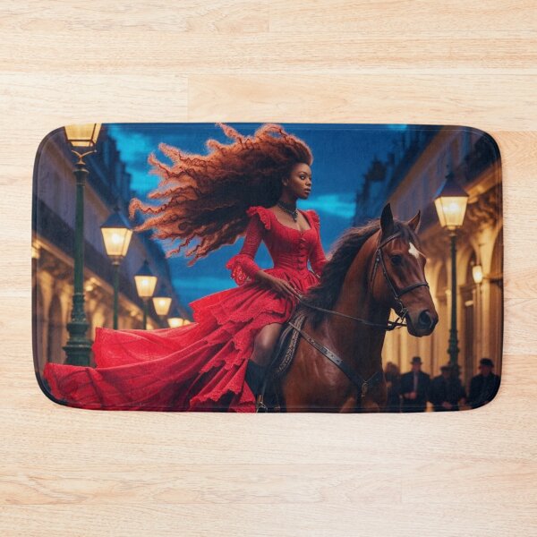 Item preview, A woman on horseback in an ancient town. designed and sold by janice56.