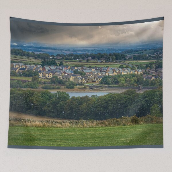 Item preview, Ingbirchworth Reservoir and village designed and sold by Alisonchambers2.