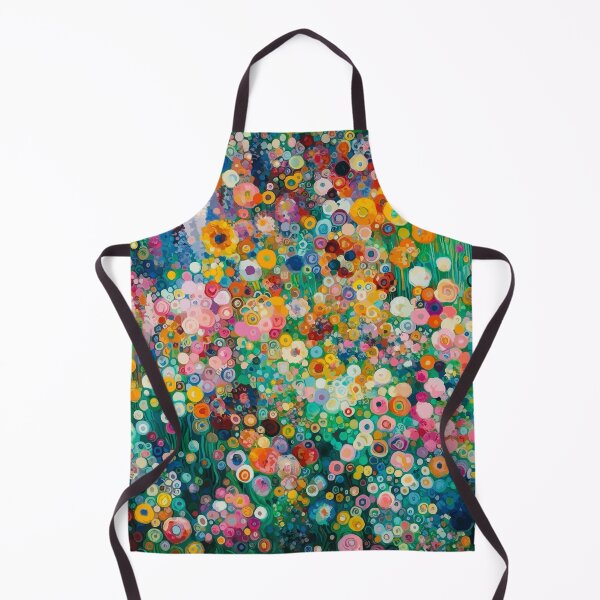 Item preview, Vibrant Garden of Colorful Flowers After Gustav Klimt designed and sold by Vicky Brago-Mitchell®.