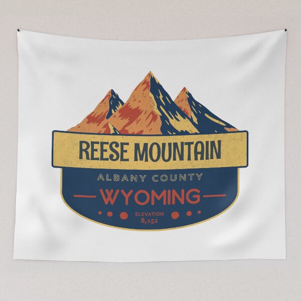 Item preview, Reese Mountain, Albany County, Wyoming, Mountain Design designed and sold by Wanderful-roads.