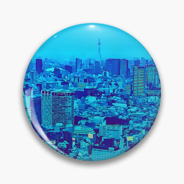 Item preview, Tokyo Blue Horizon – Shinjuku to Skytree designed and sold by JapanPopArt.