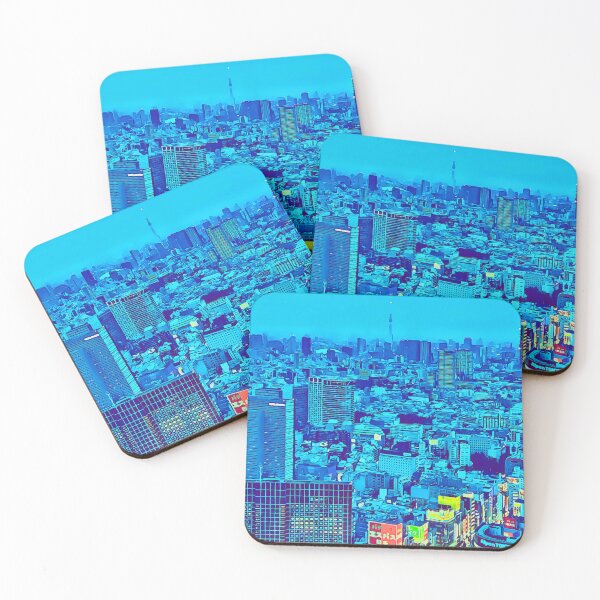 Item preview, Tokyo Blue Horizon – Shinjuku to Skytree designed and sold by JapanPopArt.