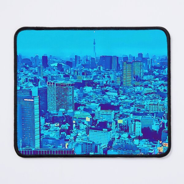 Item preview, Tokyo Blue Horizon – Shinjuku to Skytree designed and sold by JapanPopArt.