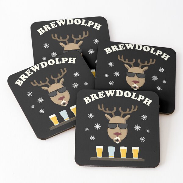 Item preview, Brewdolph Christmas Reindeer Brew Dolph designed and sold by mantikzrchay.