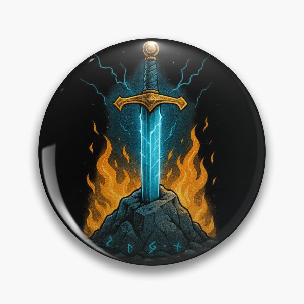 Item preview, “Legendary Sword – Flame of Destiny” designed and sold by DailyVibesCo.