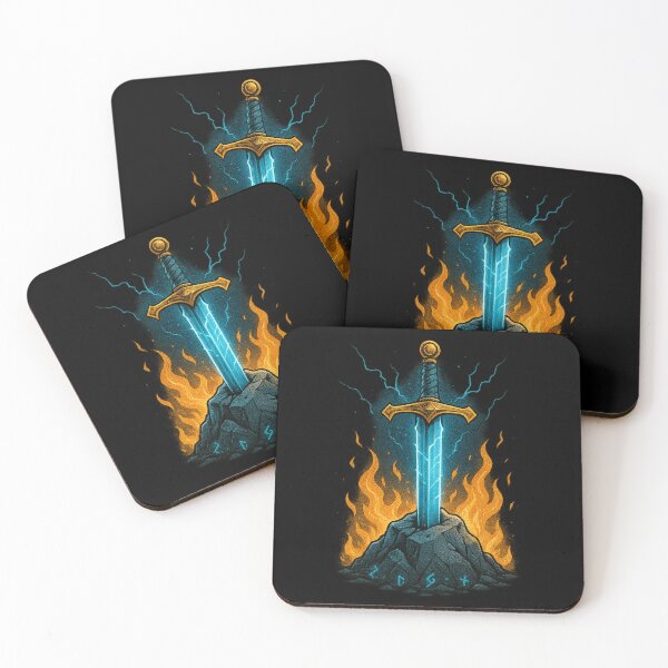 Item preview, “Legendary Sword – Flame of Destiny” designed and sold by DailyVibesCo.