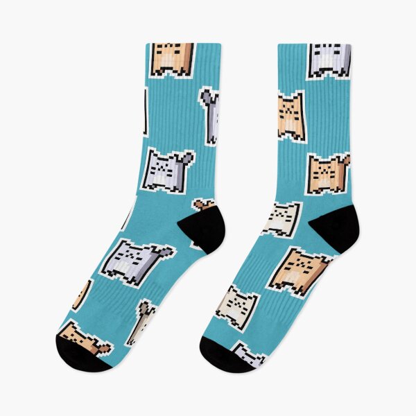 Item preview, Pixel-Cats – Pastel Loose Grid designed and sold by Wojciech Sumara.