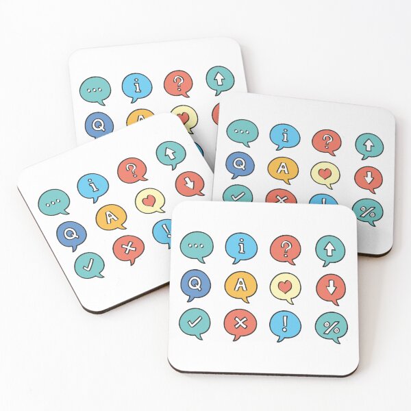 Item preview, Speech bubbles with symbols designed and sold by KasTanDesign.