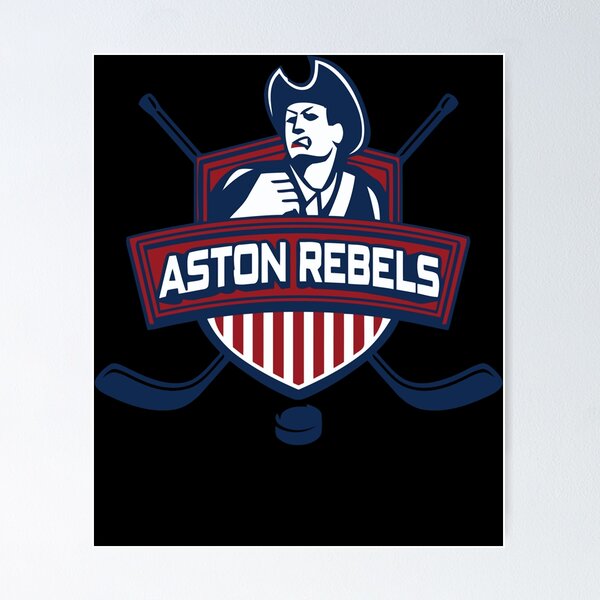 Item preview, Logotipo de estilo hockey de los Aston Rebels designed and sold by AMBERBUFORD.