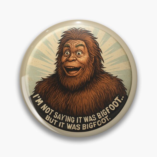 Item preview,  hairy Bigfoot funny design sticker designed and sold by anandsiva2703.