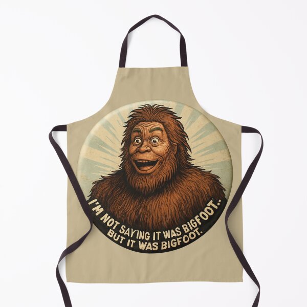 Item preview, hairy Bigfoot funny design sticker designed and sold by anandsiva2703.