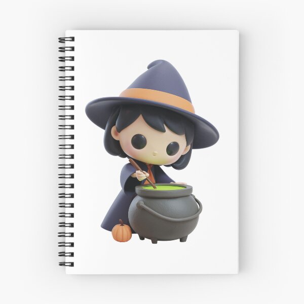 Item preview, Cute Witch Stirring Potion designed and sold by LuxChu.