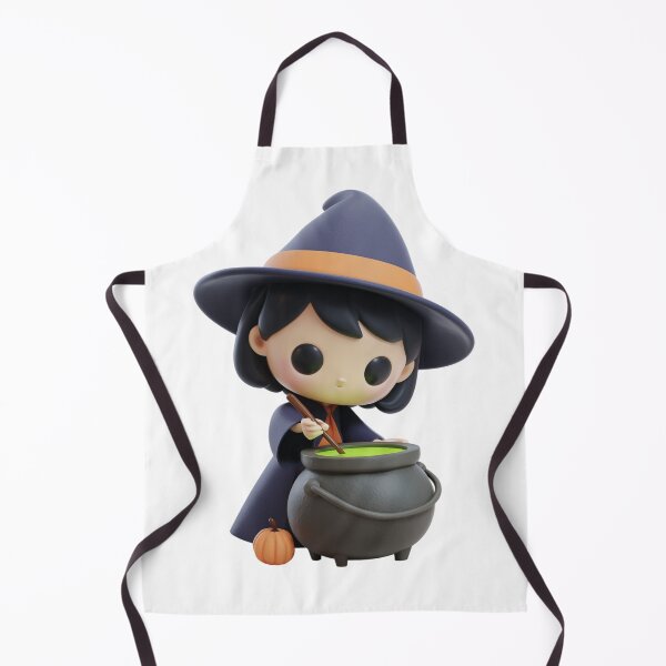 Item preview, Cute Witch Stirring Potion designed and sold by LuxChu.