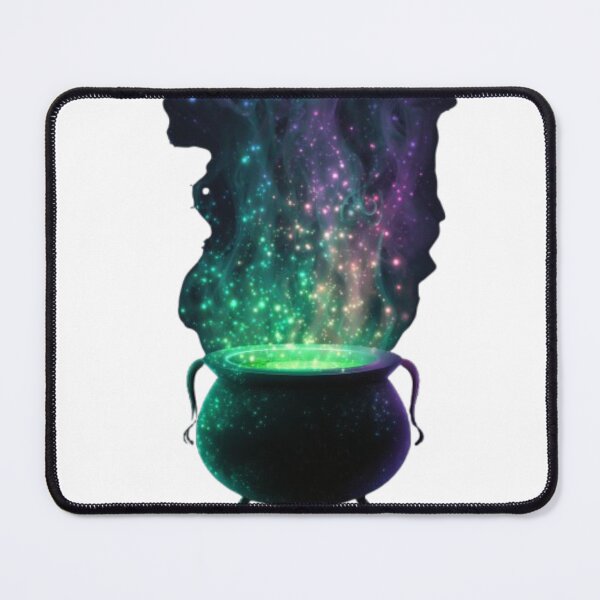 Item preview, Magic Witch Cauldron with Glowing Potion designed and sold by AlexLineArt.