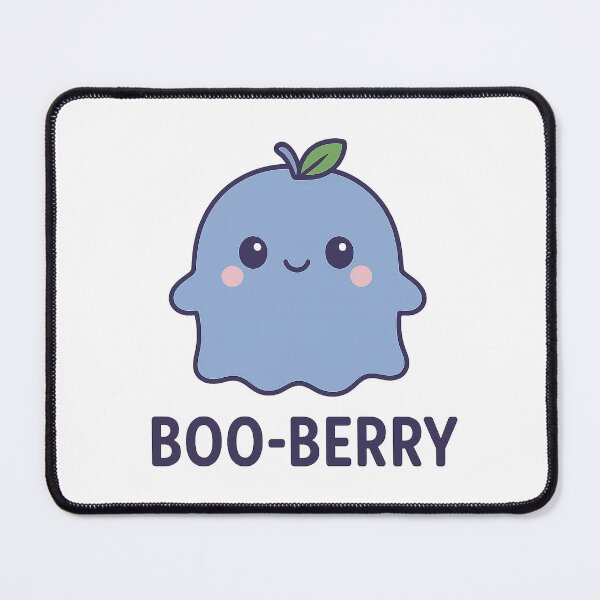 Item preview, Boo-Berry – Kawaii Blueberry Ghost Design designed and sold by DreamMachine69.