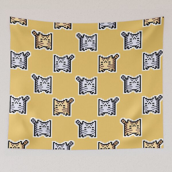 Item preview, Pixel-Cats – Tabby Loose Grid designed and sold by Wojciech Sumara.