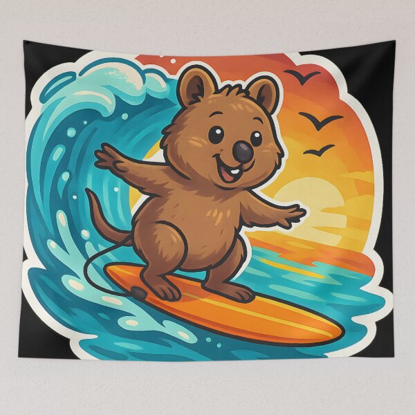 Item preview, Young Wave Rider Quokka designed and sold by Raubee.