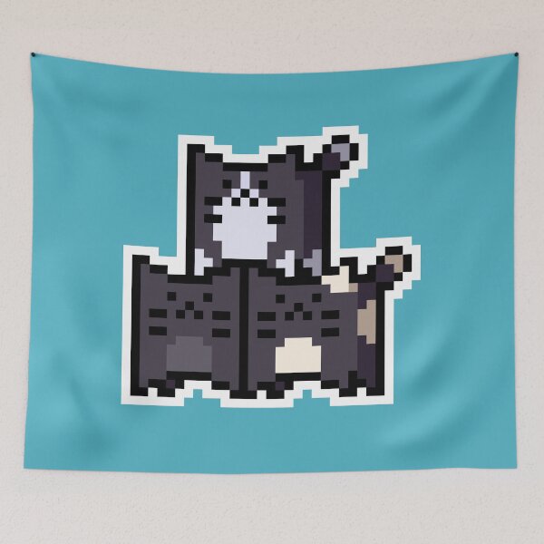 Item preview, Elegant Pixel-Cats Trio designed and sold by Wojciech Sumara.