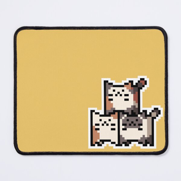 Item preview, Beige Pixel-Cats Trio designed and sold by Wojciech Sumara.