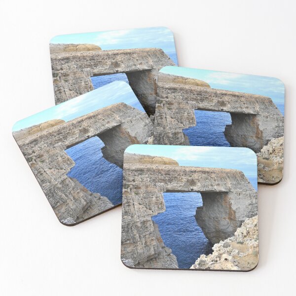 Item preview, Beautiful view of the Wied il-Mielah Window of Gozo Island, Malta. Original photography designed and sold by studio838.