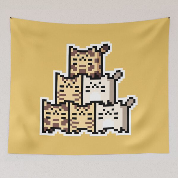 Item preview, Wild Pixel-Cats Pyramid designed and sold by Wojciech Sumara.