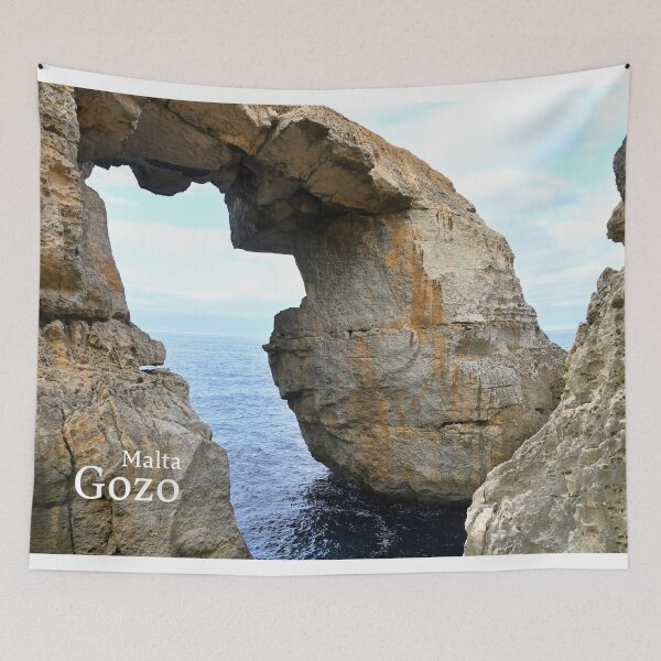 Item preview, Beautiful view of the Wied il-Mielah Window of Gozo Island, Malta. Original photography designed and sold by studio838.