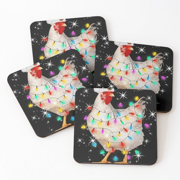 Item preview, Chicken Christmas Tree Lights String designed and sold by korgiedjp.