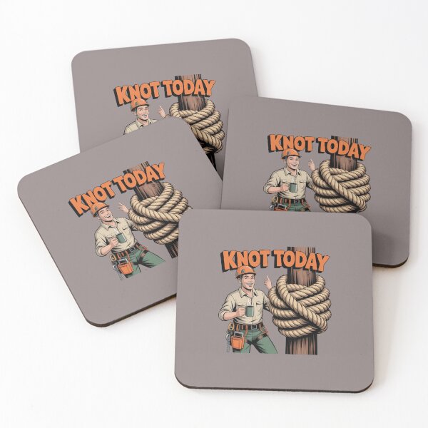 Item preview, "Knot Today -  Funny Rope and  Worker Design" designed and sold by HolisticFurArt.