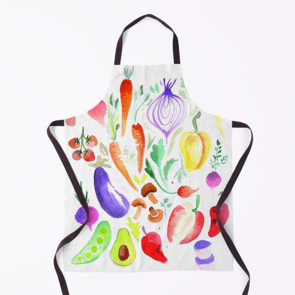 Item preview, watercolor vegetables designed and sold by Malvartworks.