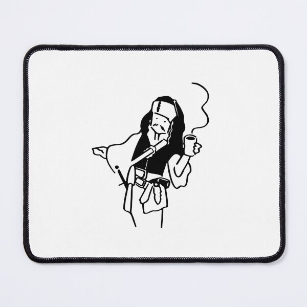 Item preview, Pirate Captain Black Ink Art designed and sold by InkStation24.