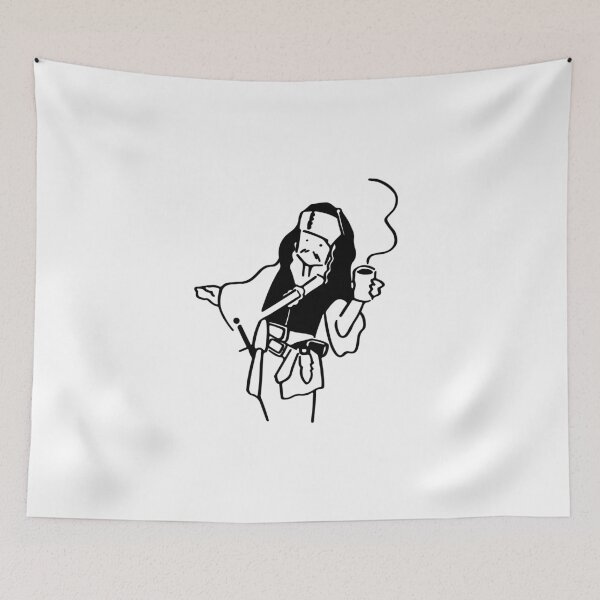 Item preview, Pirate Captain Black Ink Art designed and sold by InkStation24.