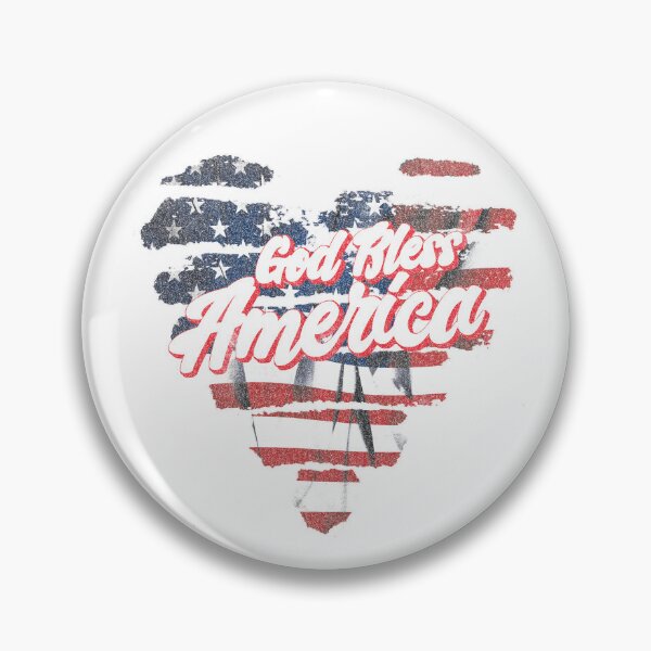 Item preview, God Bless America – Patriotic Heart Flag Design designed and sold by The secret storage room.