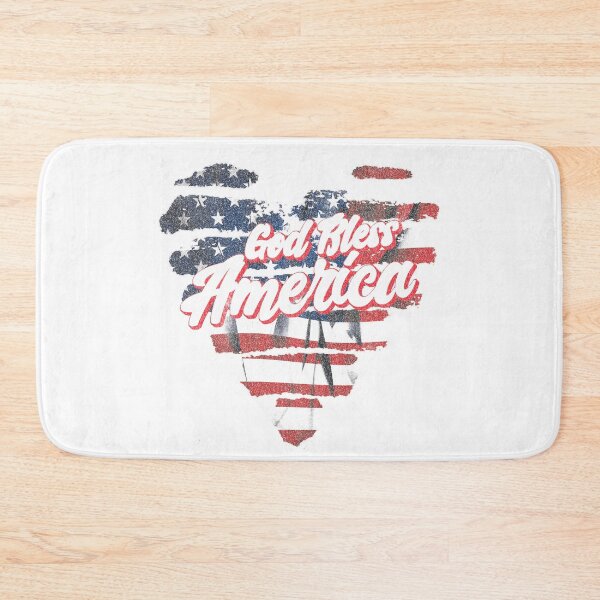 Item preview, God Bless America – Patriotic Heart Flag Design designed and sold by The secret storage room.