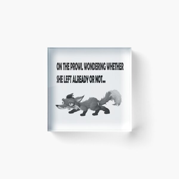 Item preview, Arctic Monkeys Inspired Fox On The Prowl designed and sold by JuttaGlaser.