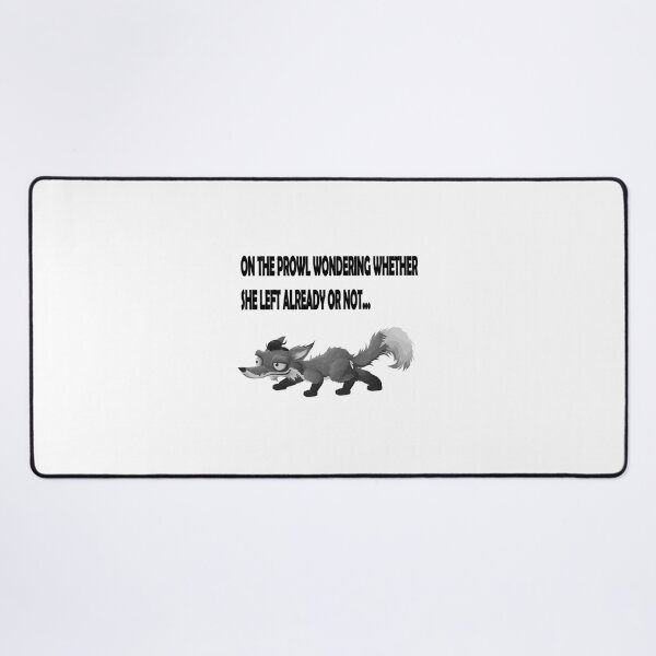 Item preview, Arctic Monkeys Inspired Fox On The Prowl designed and sold by JuttaGlaser.