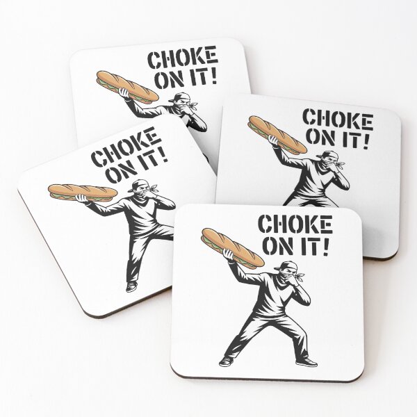 Item preview, Free DC Street Art Sandwich Guy– Choke On It Graphic designed and sold by Wicked.Teez.