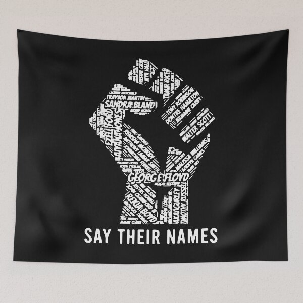 Item preview, George Floyd Strong Hand Say Their Names designed and sold by ClaraDeanna.