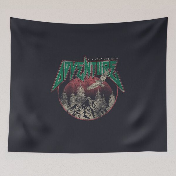 Item preview, Adventure Retro Mountain Sunset Design designed and sold by The secret storage room.