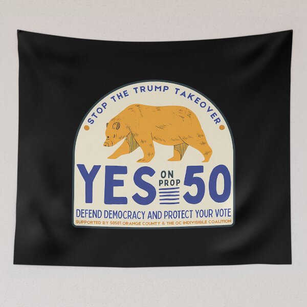 Item preview, Golden Bear - Yes On Prop 50 designed and sold by deimanmsaitc.