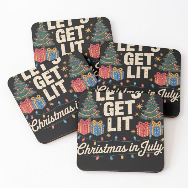 Item preview, Christmas In July Lets Get Lit Funny Xmas designed and sold by tarascykallalq.