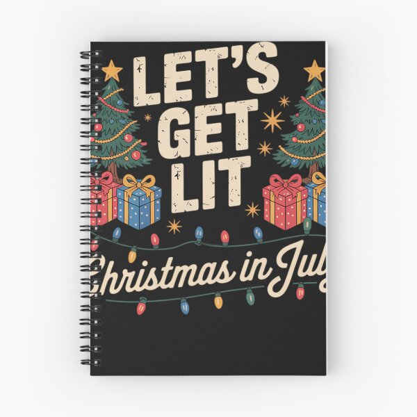 Item preview, Christmas In July Lets Get Lit Funny Xmas designed and sold by tarascykallalq.
