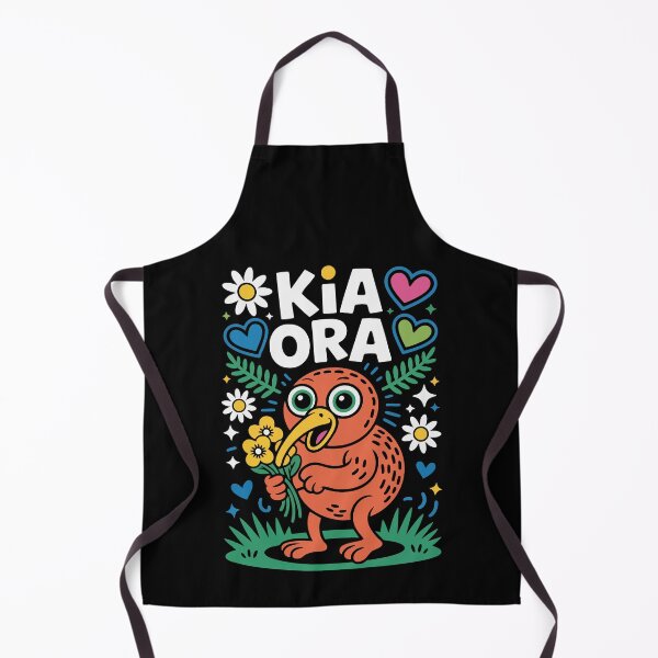 Item preview, Kia Ora: A Cute & Positive Kiwi Bird designed and sold by 89BLACK.