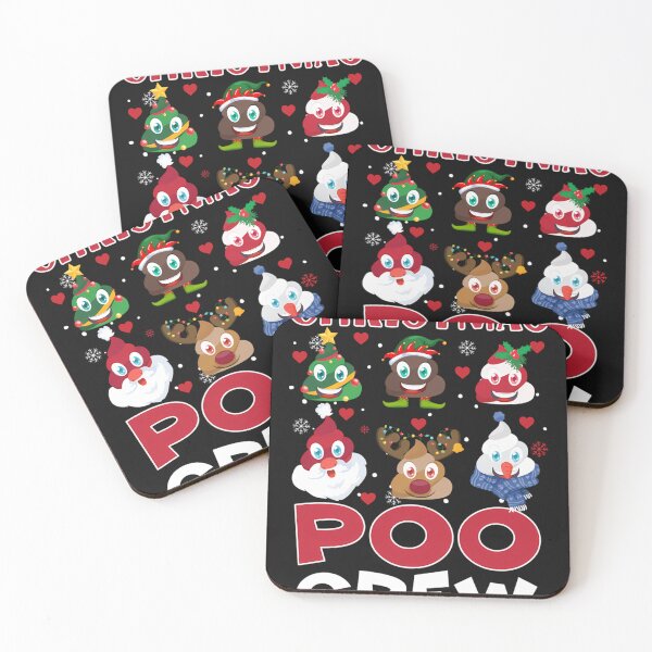 Item preview, Christmas Poo Crew Funny Christmas Poop Emoticons designed and sold by tarascykallalq.