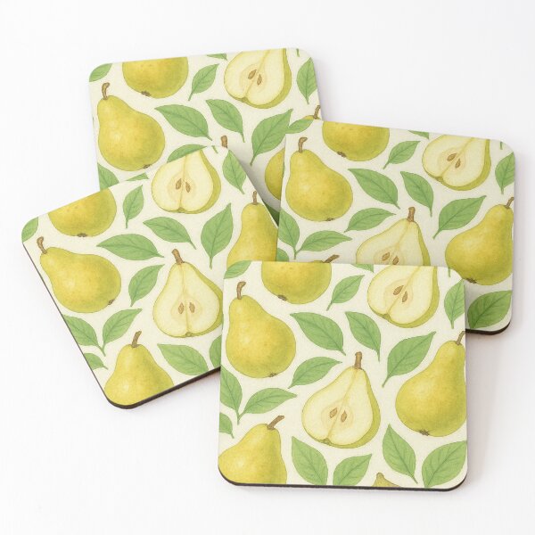 Item preview, Abate Fetel Pear watercolor pattern textured paper designed and sold by cutsypatterns.